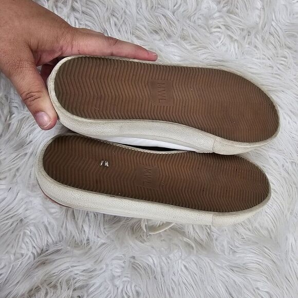 Madewell Sidewalk Low-Top Sneakers in Snake Embossed Leather: Wave Edition 6.5 - Picture 5 of 8